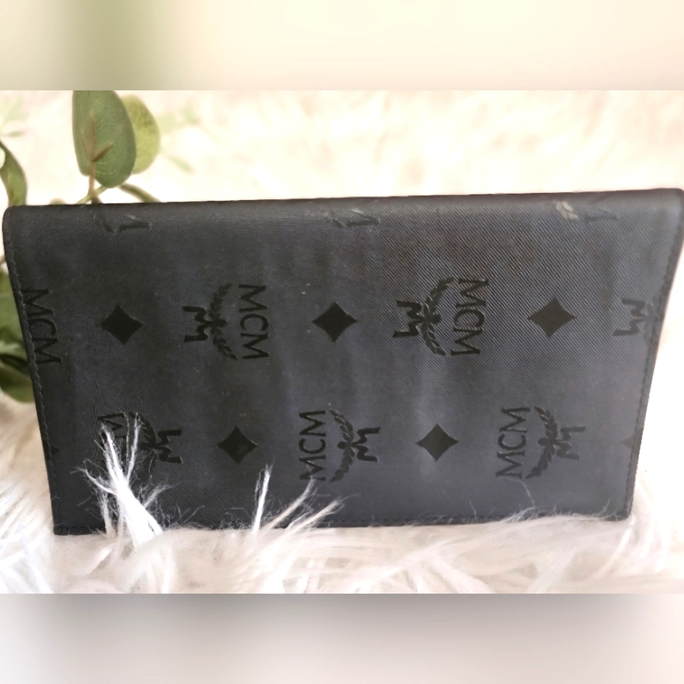 Mcm Black Bifold Wallet